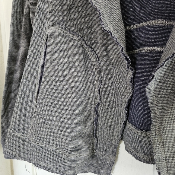 Tommy Hilfiger Women's Grey Hooded Cotton Blend Cardigan Size Small - Picture 4 of 6
